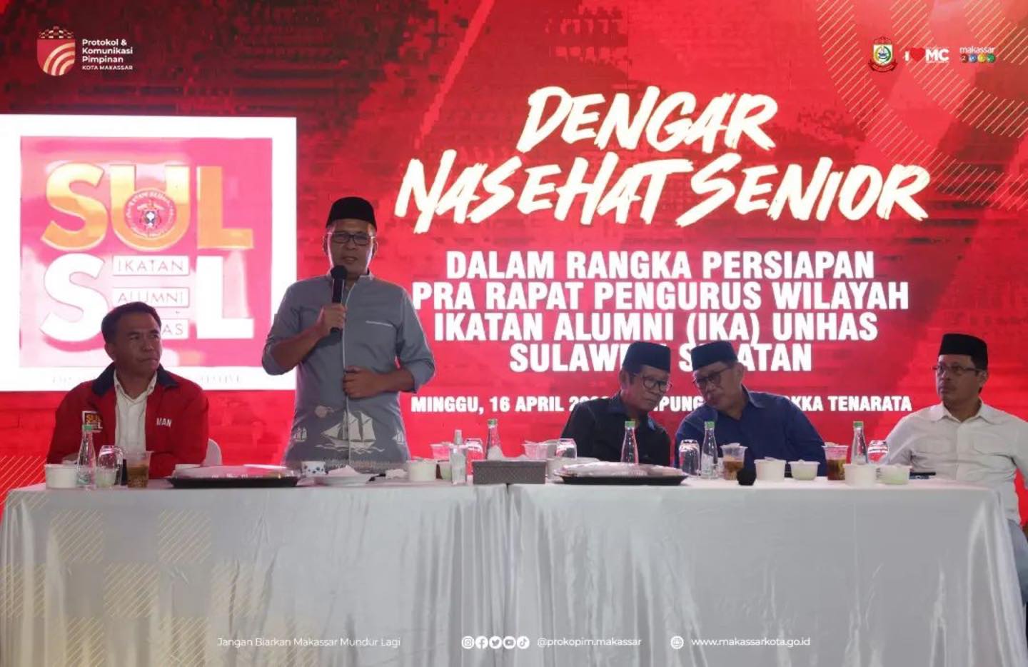 Danny Pomanto Dengar Wejangan Alumni Senior Jelang Raker IKA Unhas Sulsel